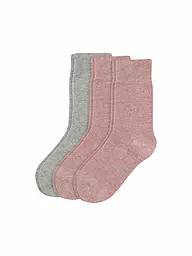 CAMANO | Calcetines para niño, paquete de 3, azul marino jeans | Rosa
