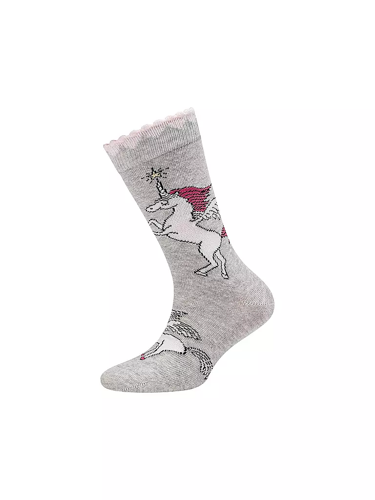 CAMANO | Calcetines para niña paquete de 4 niebla mélange | 