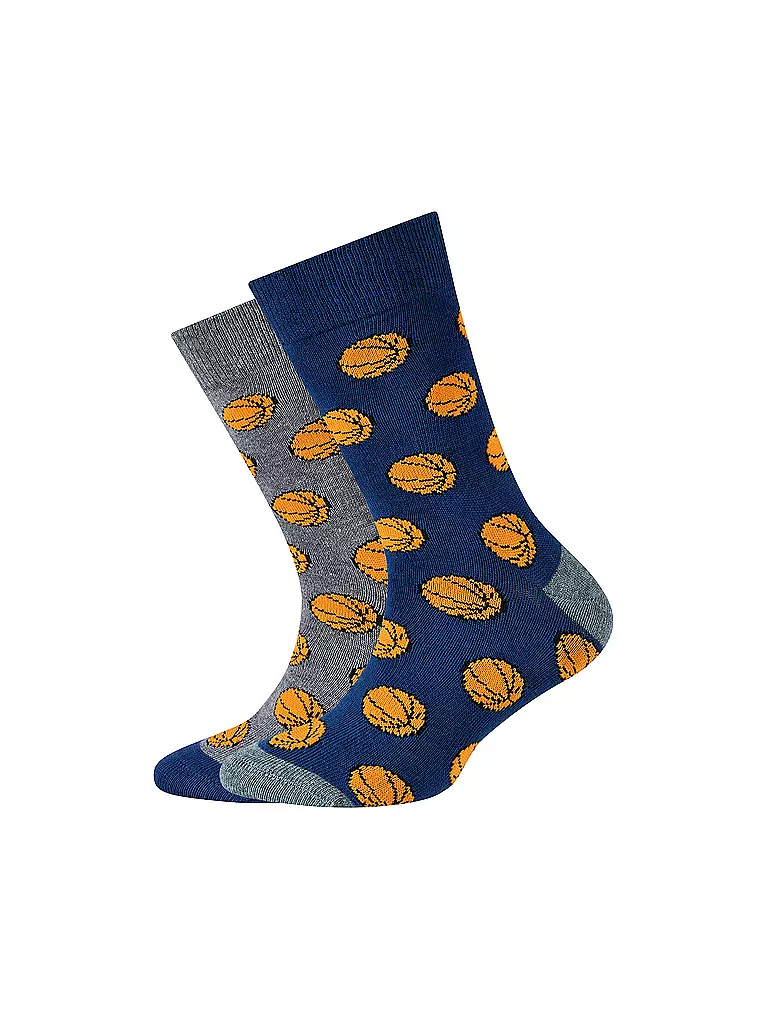 CAMANO | Calcetines para niño, paquete de 2, navy peony | Azul oscuro
