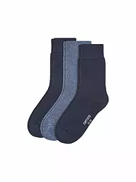 CAMANO | Calcetines para niño, paquete de 3, azul marino jeans | Azul
