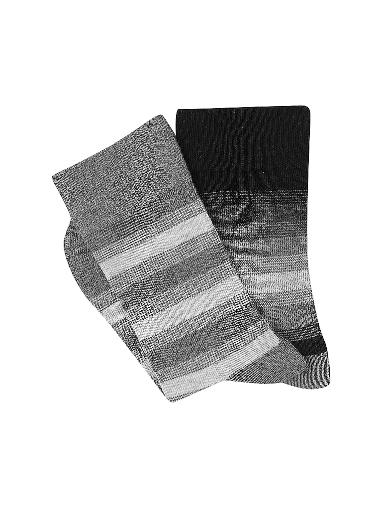 CAMANO | Calcetines para niño, paquete de 3, gris oscuro jaspeado | Gris