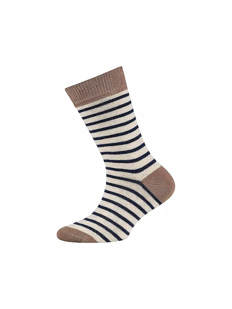 CAMANO | Calcetines para niño, paquete de 4, blanco roto jaspeado | 