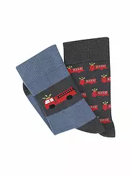 CAMANO | Calcetines para niño paquete de 2 captains blue | Azul