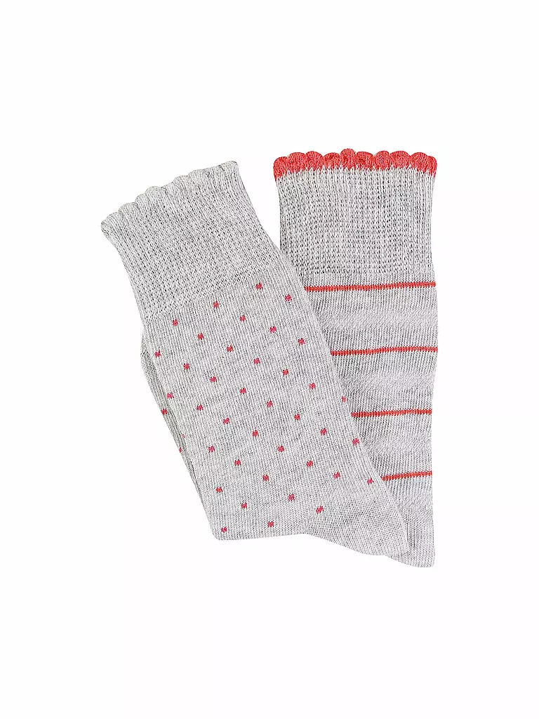 CAMANO | Calcetines para niños, paquete de 2, niebla jaspeada | Gris
