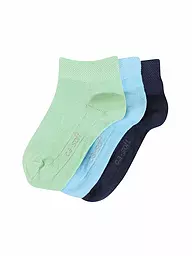 CAMANO | Calcetines para niños, paquete de 3, mar Báltico | Azul