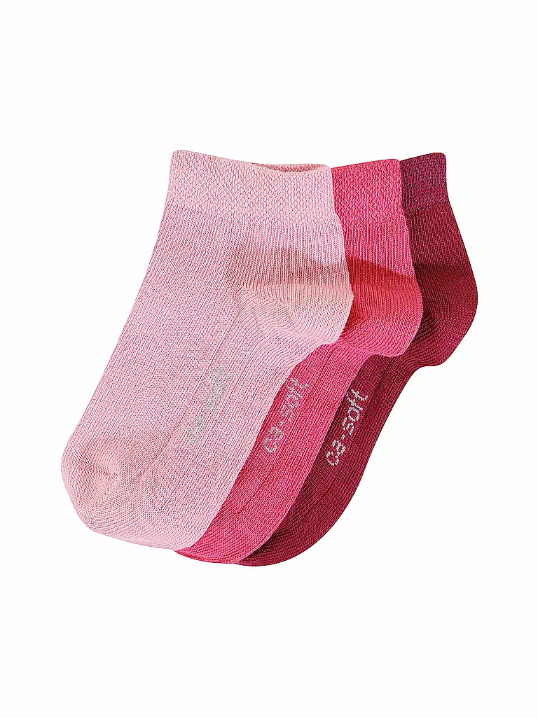 CAMANO | Calcetines para niños, paquete de 3, orchid smoke | Rosa