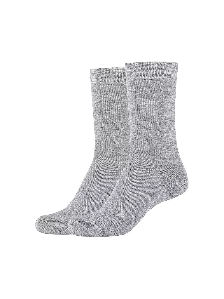 CAMANO | Calcetines Silky Paquete de 2 gris claro mela | Gris
