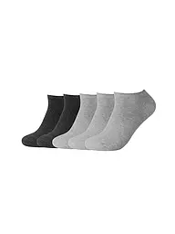 CAMANO | Calcetines sneaker paquete de 5 blanco | Gris claro