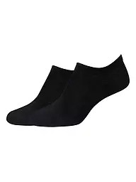 CAMANO | Calcetines sneaker, paquete de 2, color mélange desierto | Negro