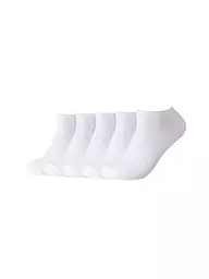 CAMANO | Calcetines sneaker paquete de 5 blanco | Blanco