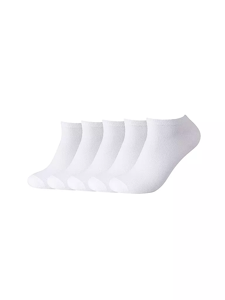 CAMANO | Calcetines sneaker paquete de 5 blanco | Blanco