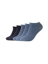 CAMANO | Calcetines sneaker paquete de 5 blanco | Azul oscuro