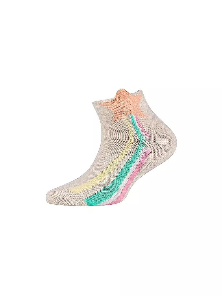 CAMANO | Calcetines sneaker para niña, paquete de 4, mezcla de blanco | 