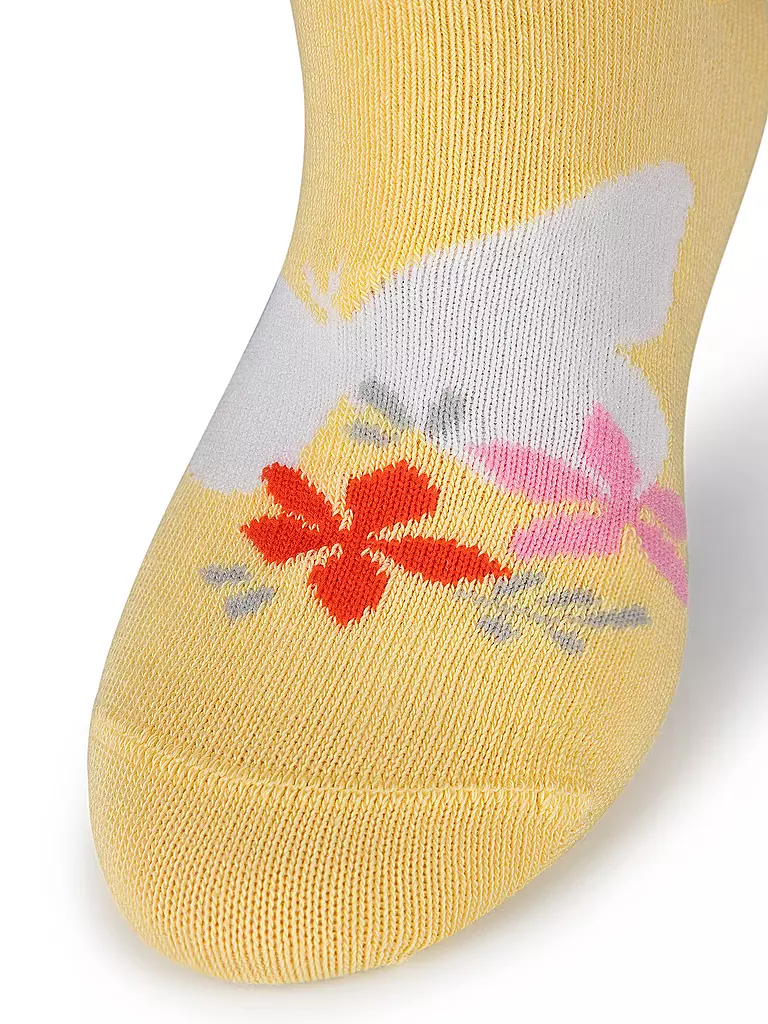 CAMANO | Calcetines sneaker para niña, paquete de 4 palomitas de maíz | 
