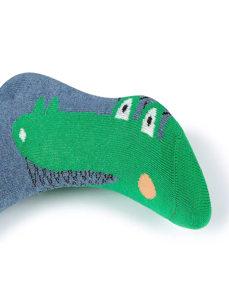 CAMANO | Calcetines sneaker para niño, paquete de 4, gris jaspeado | 