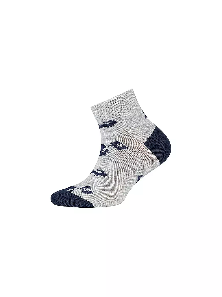 CAMANO | Calcetines sneaker para niño, paquete de 4, gris jaspeado | 