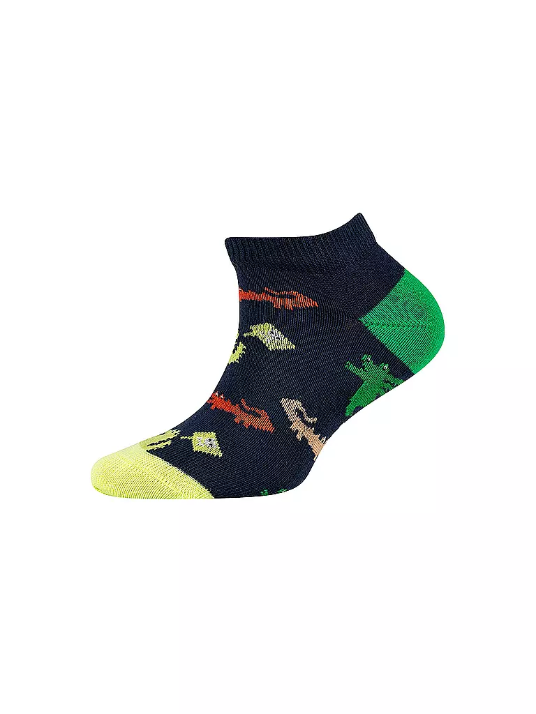 CAMANO | Calcetines sneaker para niños, paquete de 4, niebla jaspeada | 