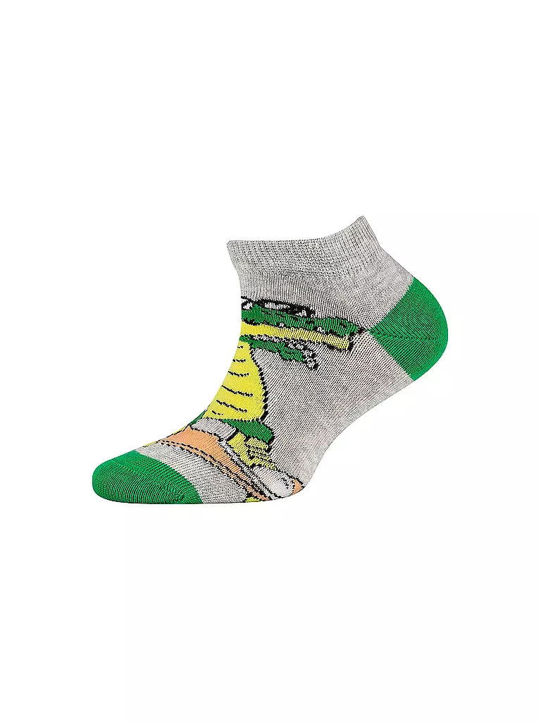 CAMANO | Calcetines sneaker para niños, paquete de 4, niebla jaspeada | 