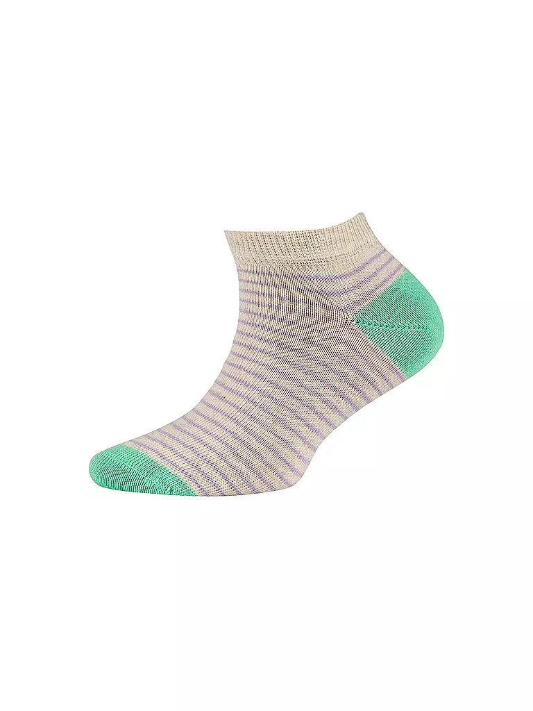 CAMANO | Calcetines tipo sneaker para niña, paquete de 4, mezcla de blanco | 