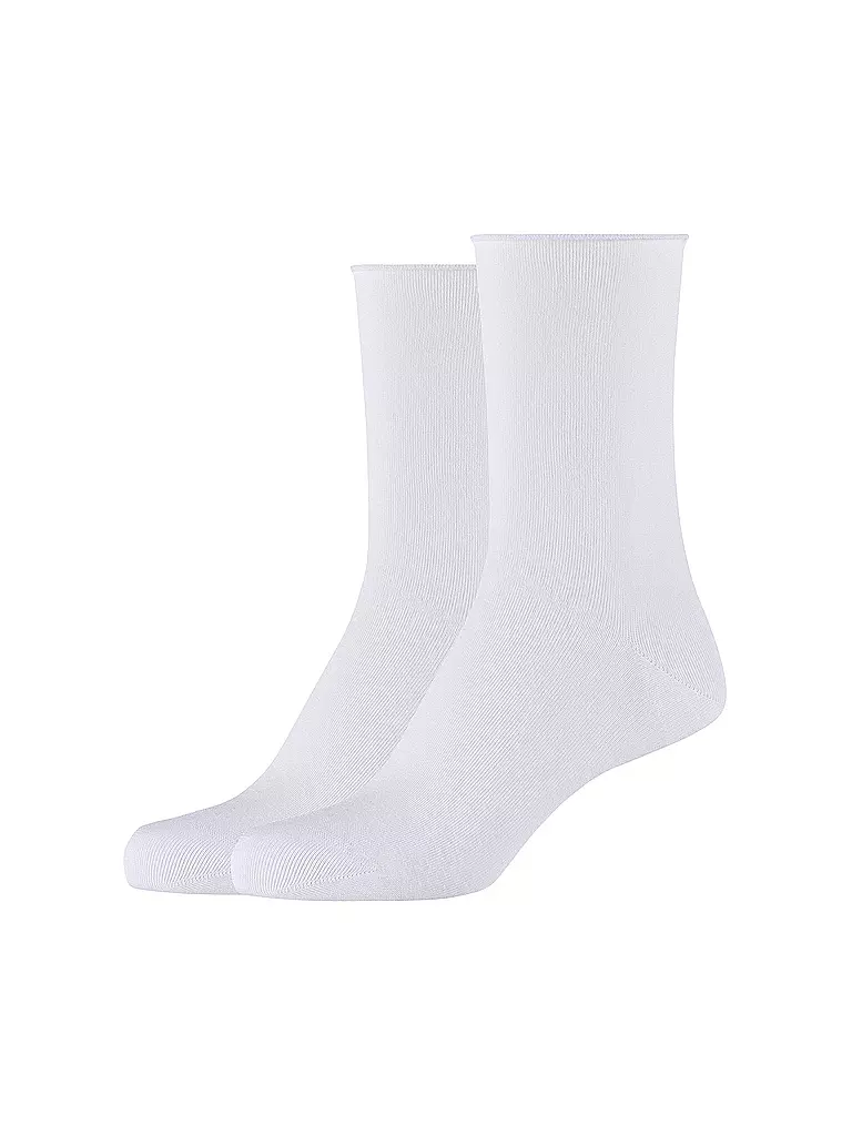 CAMANO | Calcetines tobilleros paquete de 2 blanco | Blanco