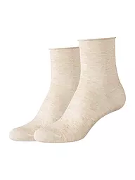 CAMANO | Calcetines tobilleros paquete de 2 blanco | Beige