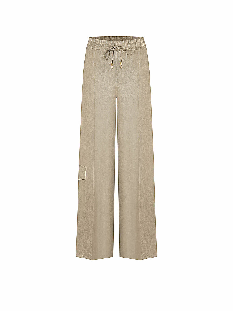 Leinen Cargohose AMALIA CARGO beige 36/L32