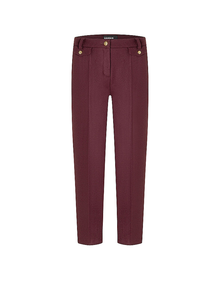 Chino KRYSTAL FLAP rojo oscuro 38/L27