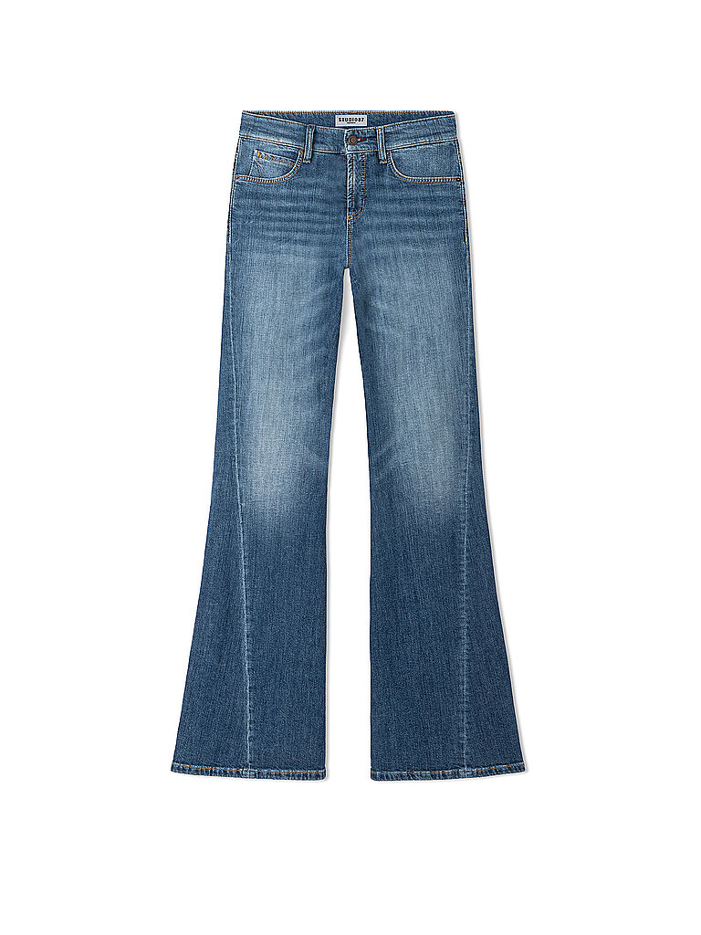 Cambio Jeans Flared Fit FABIENNE TWISTED azul