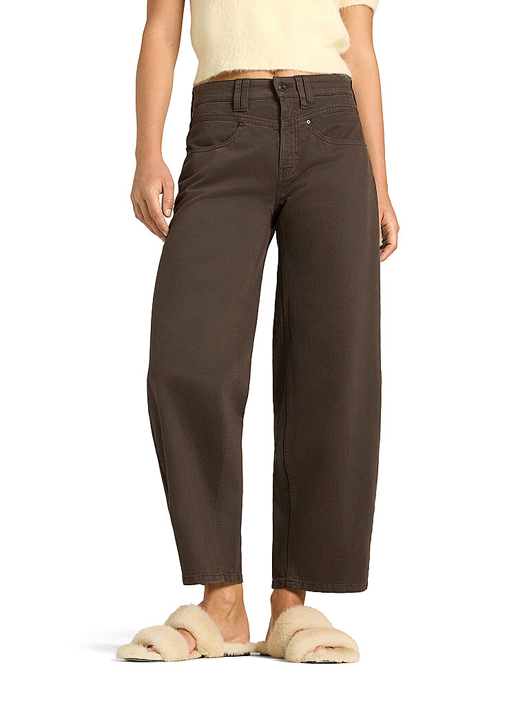 Pantalón Barrel Leg ODELE marrón 46/L28
