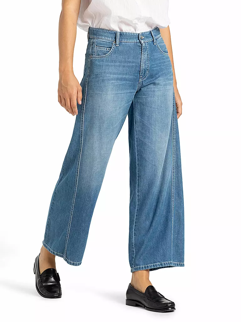 CAMBIO | Jeans acampanados 7/8 PALAZZO | Azul