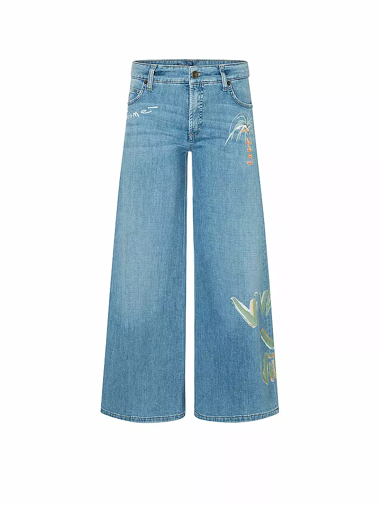 CAMBIO | Jeans de pernera ancha 7/8 PALAZZO CROPPED | blau