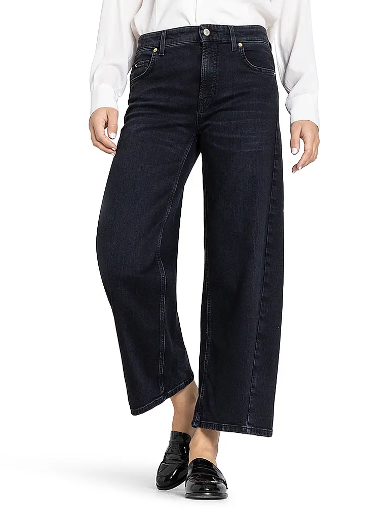 CAMBIO | Jeans de pierna ancha ORIA | Azul oscuro