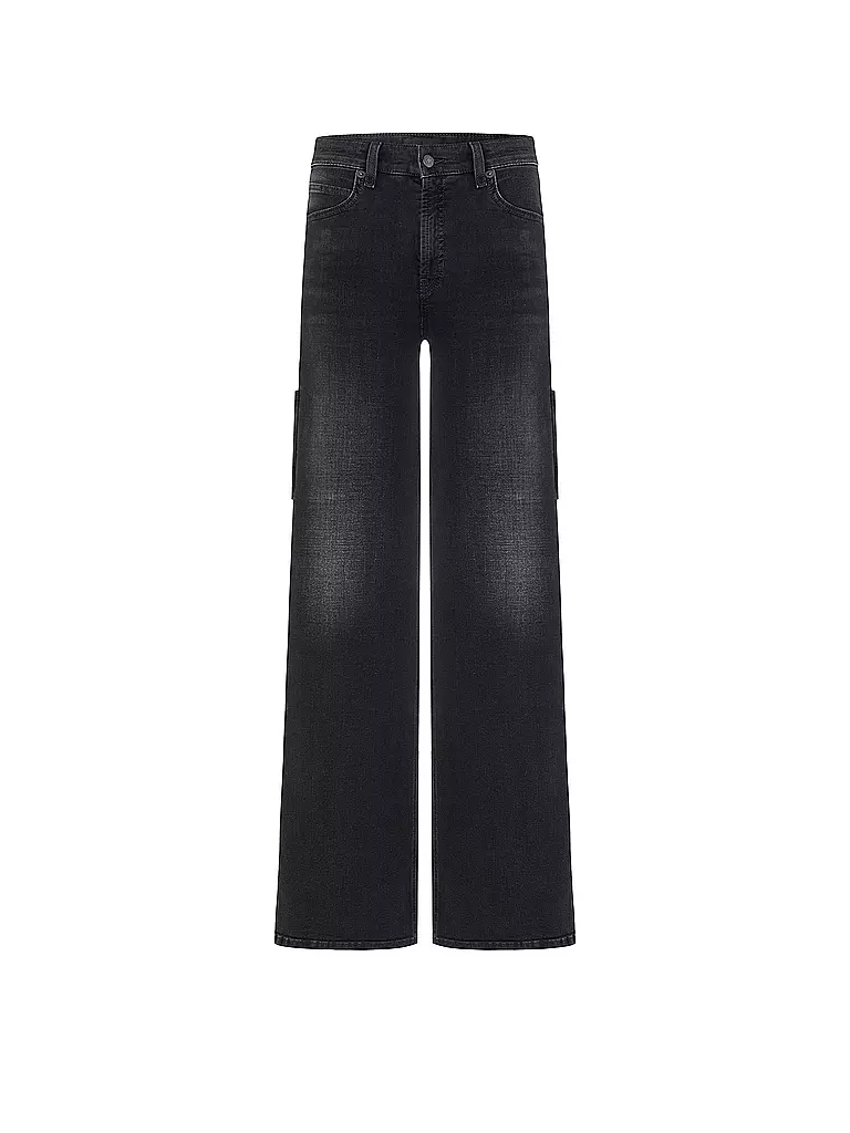 CAMBIO | Jeans Flared Fit ALIA | Negro