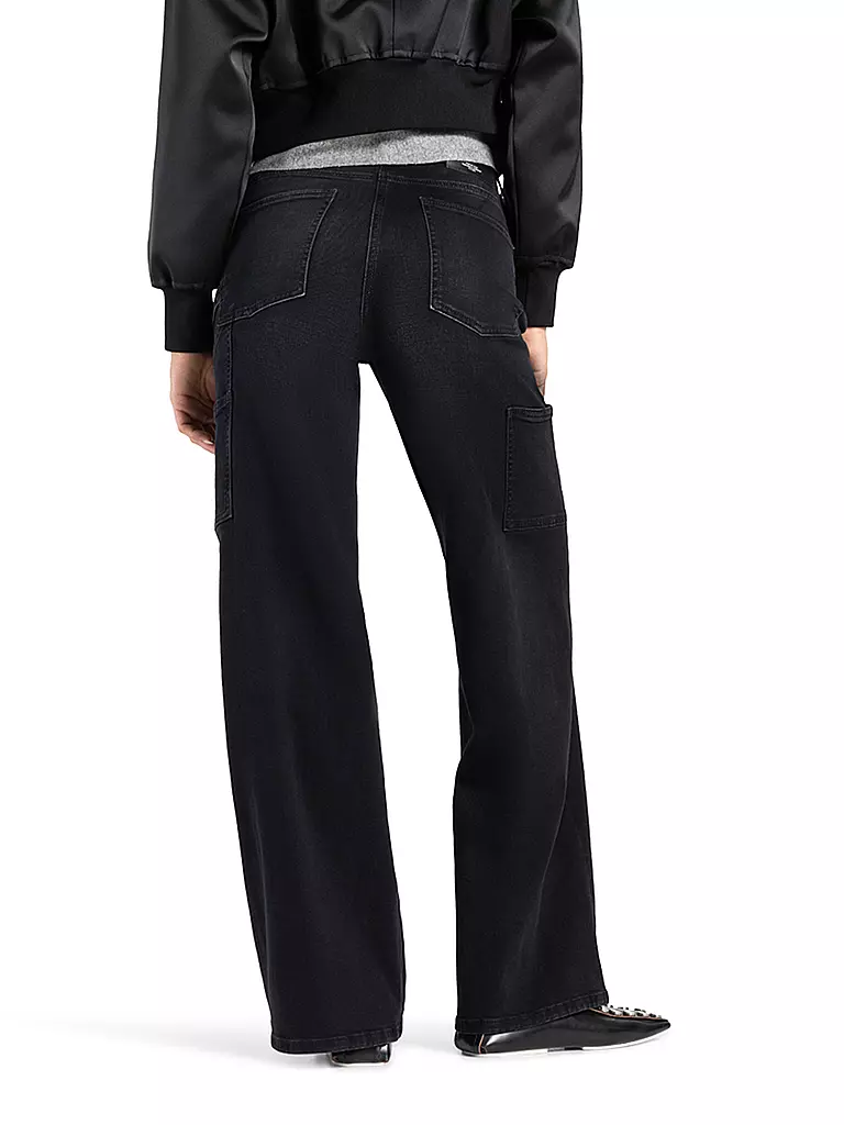 CAMBIO | Jeans Flared Fit ALIA | Negro