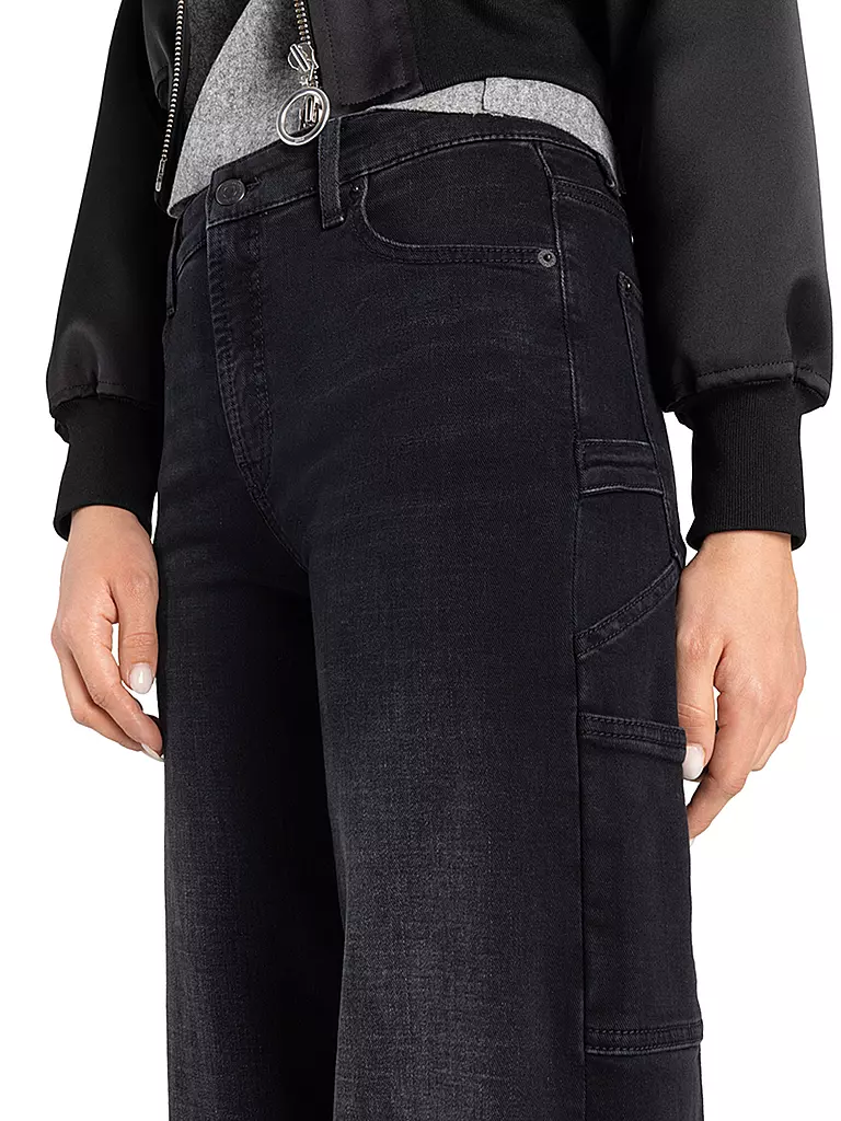 CAMBIO | Jeans Flared Fit ALIA | Negro