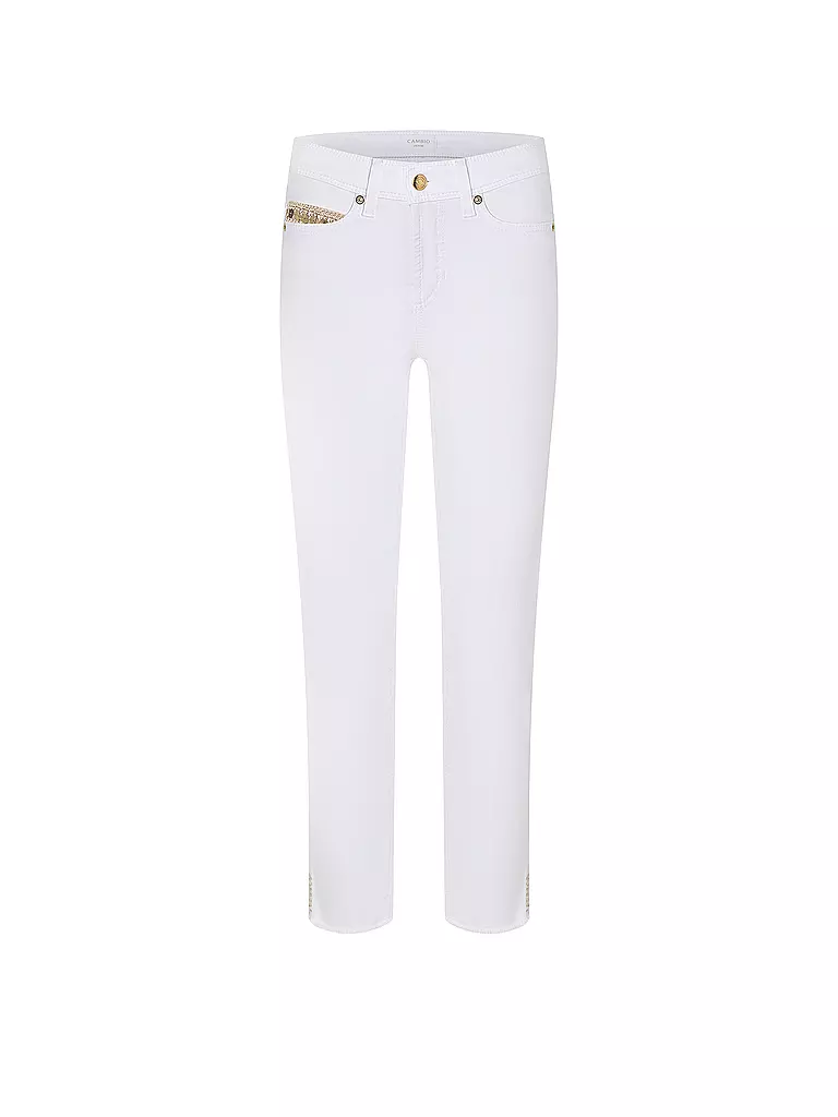 CAMBIO | Jeans Slim Fit 7/8 PIPER | Blanco