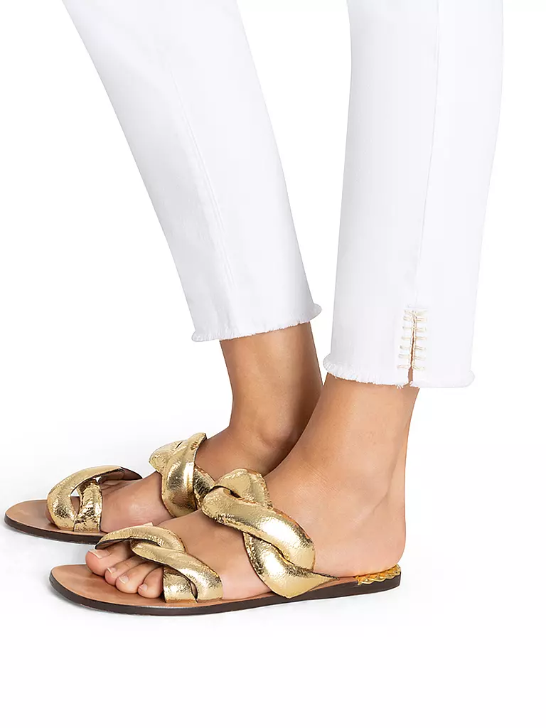 CAMBIO | Jeans Slim Fit 7/8 PIPER | Blanco