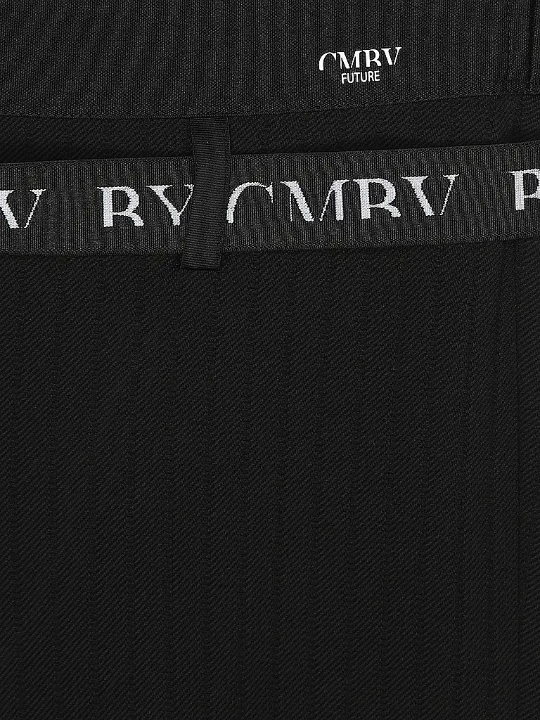 CAMBIO | Nombre del producto: Pantalón acampanado FELICIA
Marca: CAMBIO
Color: negro
Categorías: Moda, Mujer

Material: Poliéster / Poliamida, Elástico
Diseño: Rayas, Estampado completo
Estilo: Glamuroso
Altura de la cintura: Cintura media
Detalles: Cinturón | 