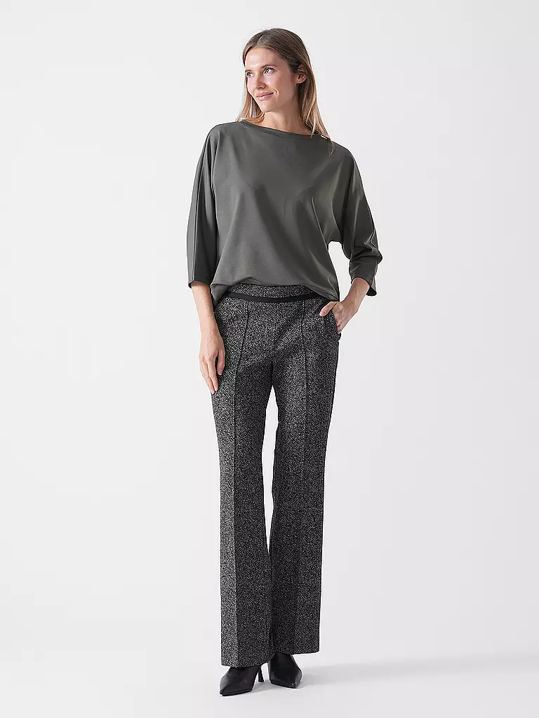 CAMBIO | Pantalón acampanado FRANCOISE | schwarz