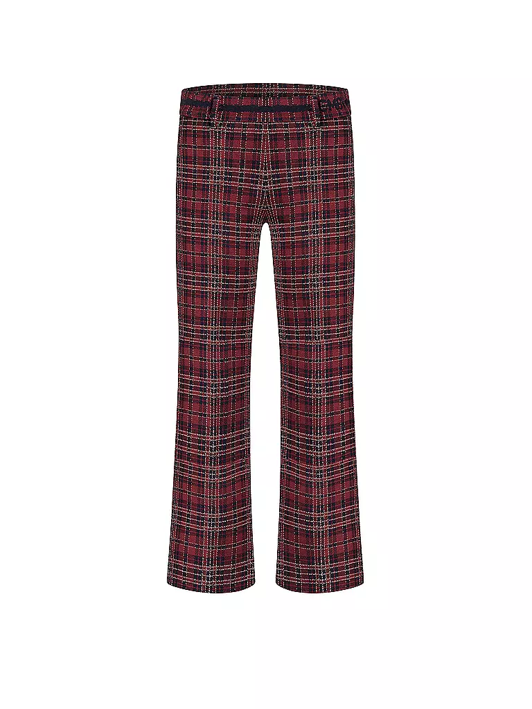 CAMBIO | Pantalones acampanados FRANCOISE CROPPED | dunkelrot