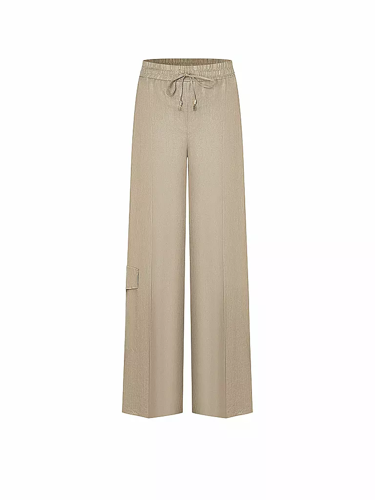 CAMBIO | Pantalones cargo de lino AMALIA CARGO | Beige