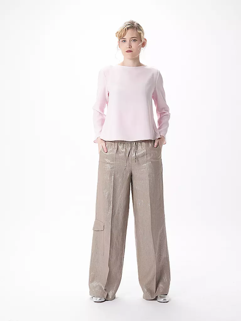CAMBIO | Pantalones cargo de lino AMALIA CARGO | Beige