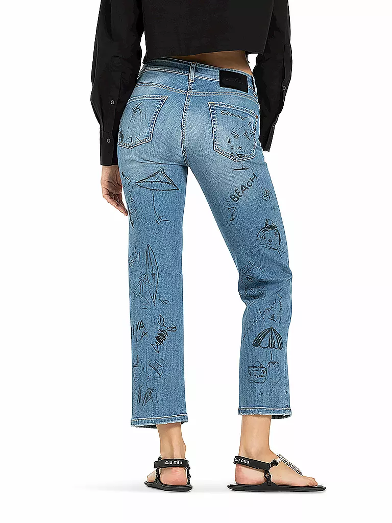 CAMBIO | Vaqueros Slim Fit 7/8 PARIS | Azul