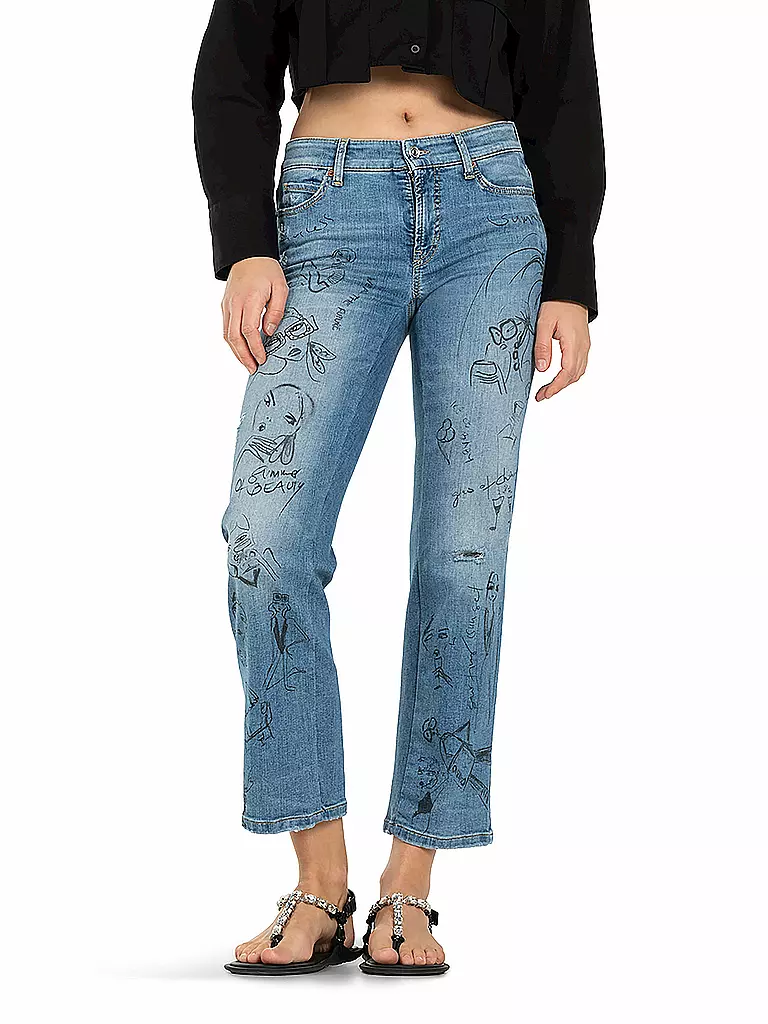 CAMBIO | Vaqueros Slim Fit 7/8 PARIS | Azul