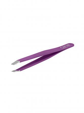 CANAL | Pinza para el pelo inoxidable/inclinada 95 mm (Violeta) 2068-02