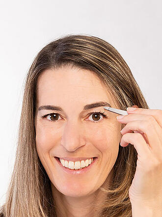 CANAL | Pinza para el pelo inoxidable/punta redonda 95 mm (satén) 2077-02