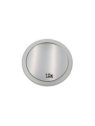 CANAL | Espejo con aumento de 10x, Ø 15 cm, 2 ventosas, acrílico