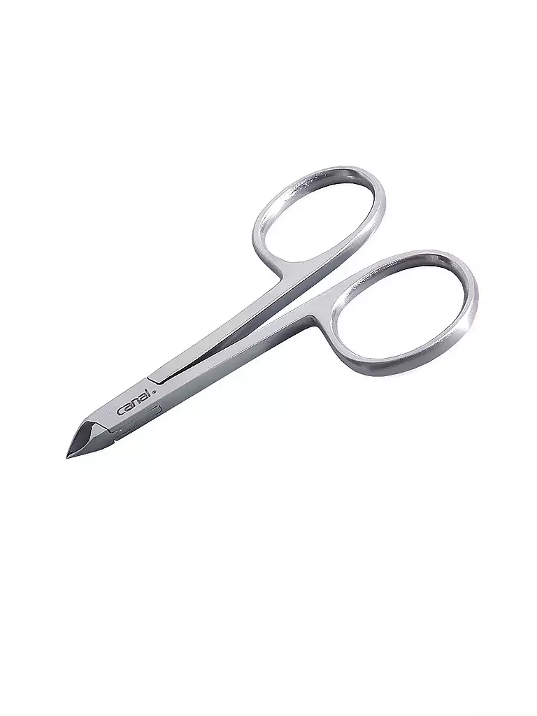 CANAL | Alicate para cutículas con forma de tijera, inoxidable, 80 mm 3019-03 | Plata