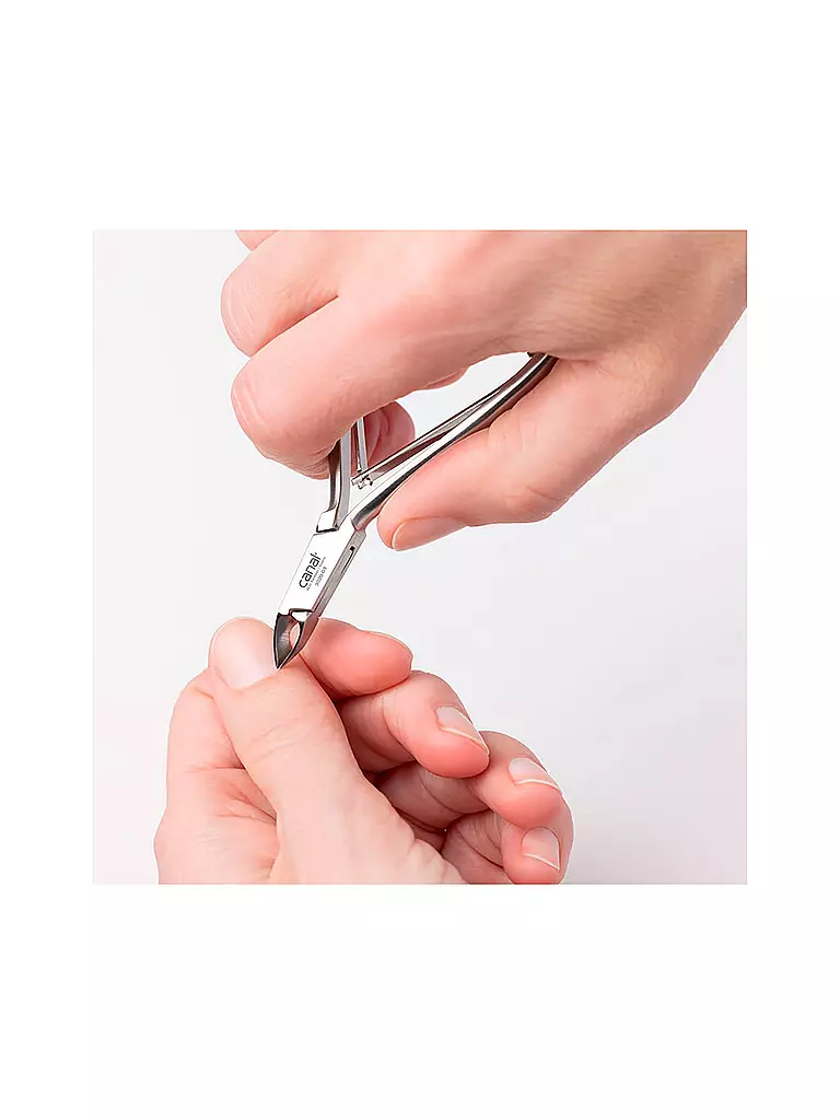 CANAL | Alicate para cutículas inoxidable 115 mm 3021-03 | Plata