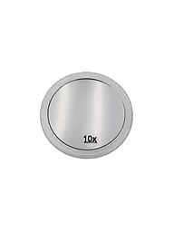 CANAL | Espejo con aumento de 10x, Ø 15 cm, 2 ventosas, acrílico | Sin color